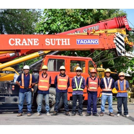 เช่ารถเครนพร้อมคนขับ - เช่ารถเครนสมุทรปราการ - เครนสุทธิขนส่ง